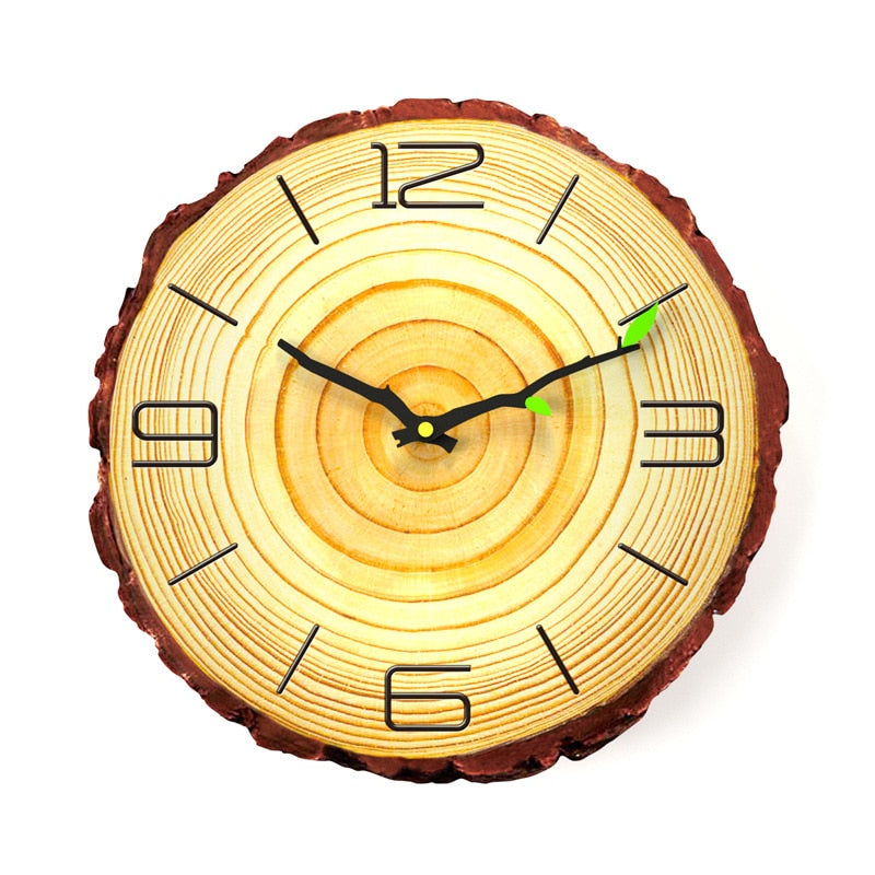 Vintage Style Wooden Home Wall Clock