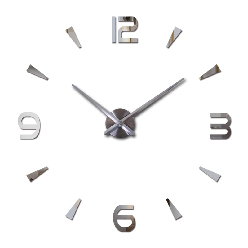 Acrylic Mirror Brief Fashion Wall Clock