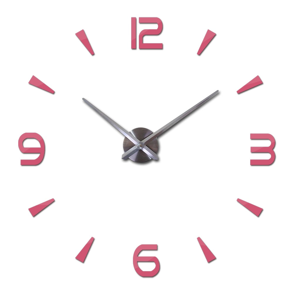 Acrylic Mirror Brief Fashion Wall Clock