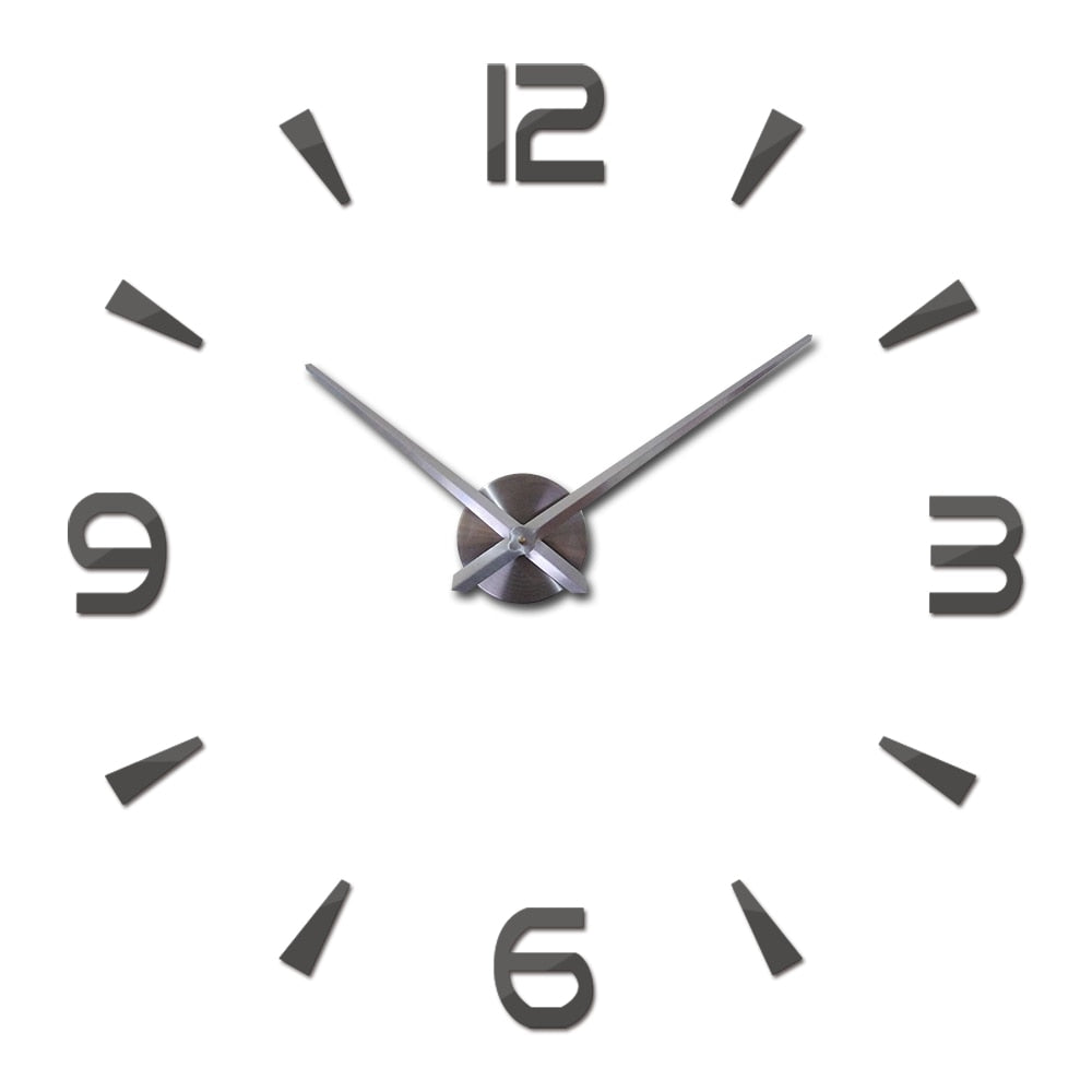 Acrylic Mirror Brief Fashion Wall Clock