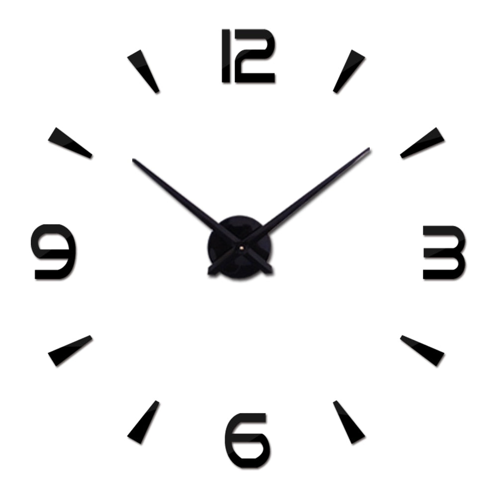 Acrylic Mirror Brief Fashion Wall Clock