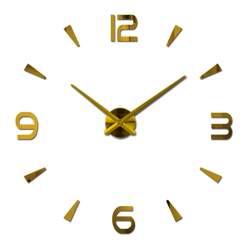 Acrylic Mirror Brief Fashion Wall Clock