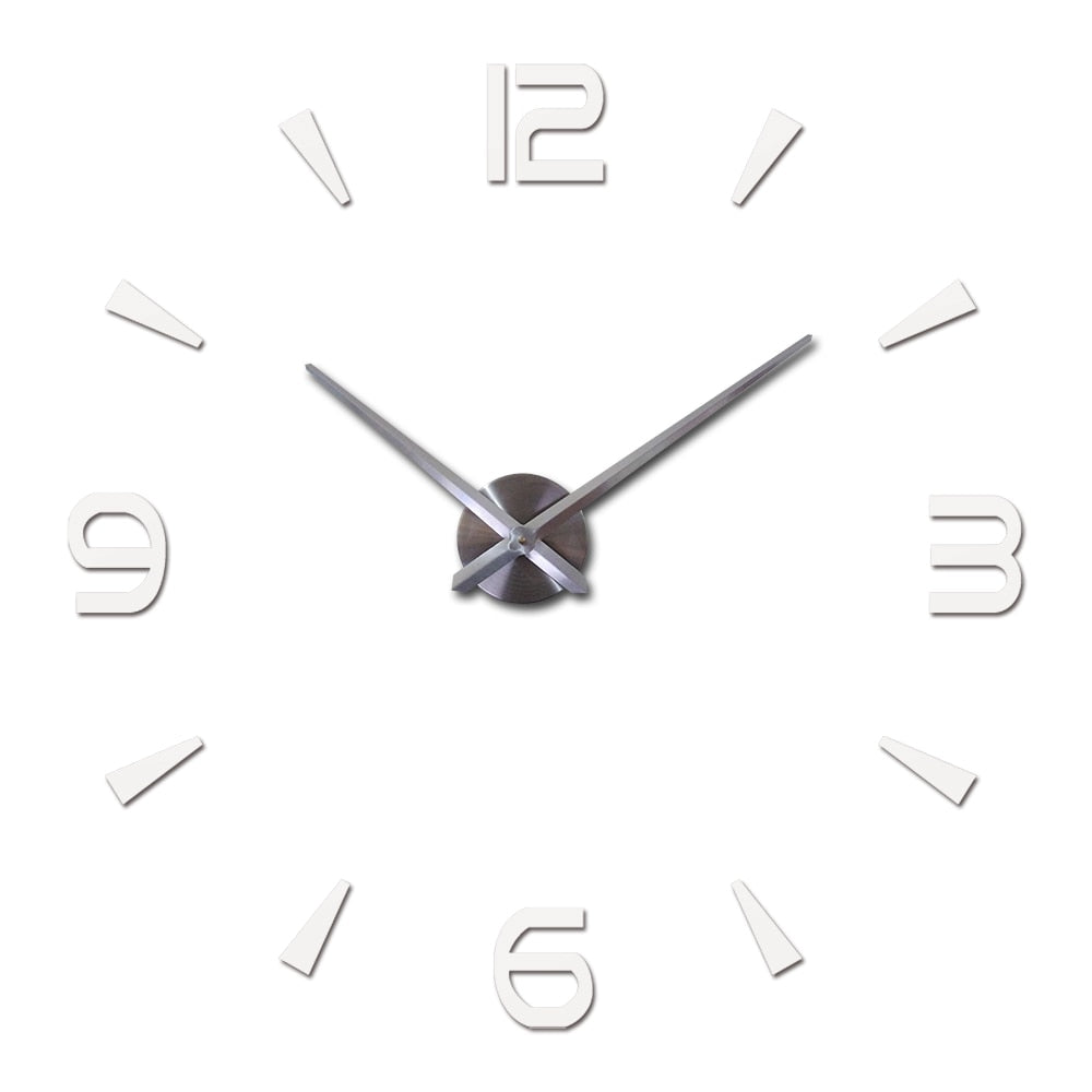 Acrylic Mirror Brief Fashion Wall Clock