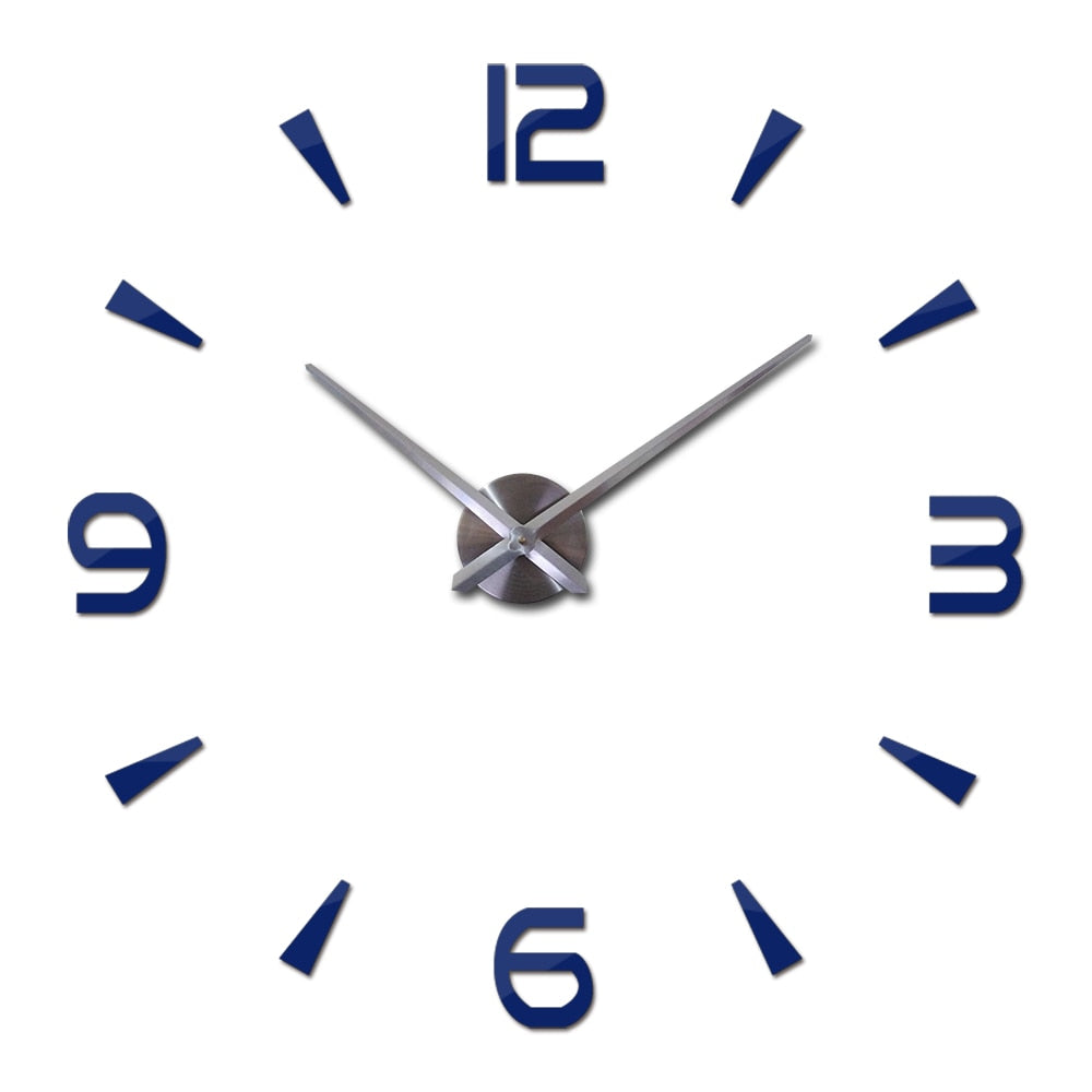 Acrylic Mirror Brief Fashion Wall Clock