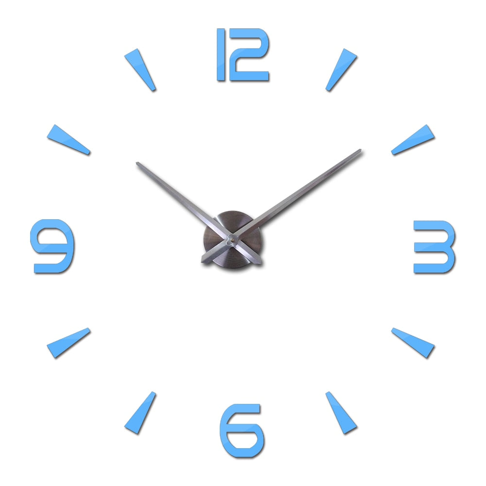 Acrylic Mirror Brief Fashion Wall Clock