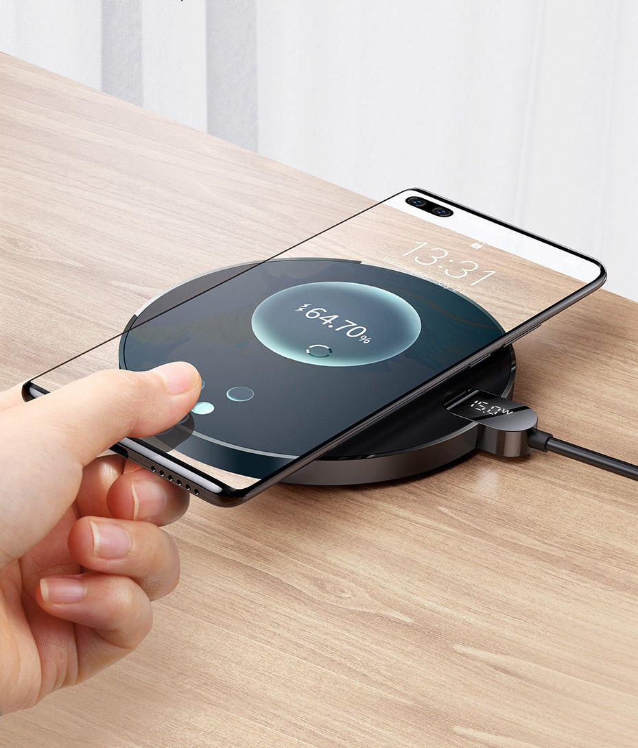 Portable 15W Wireless Charger For iPhone