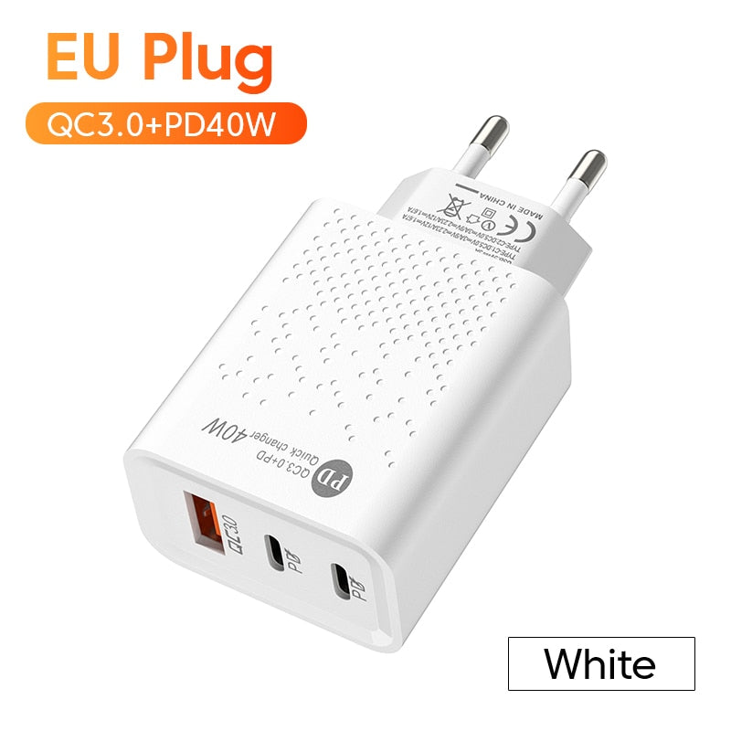 Portable Universal 3.0 60W USB Type C Charger