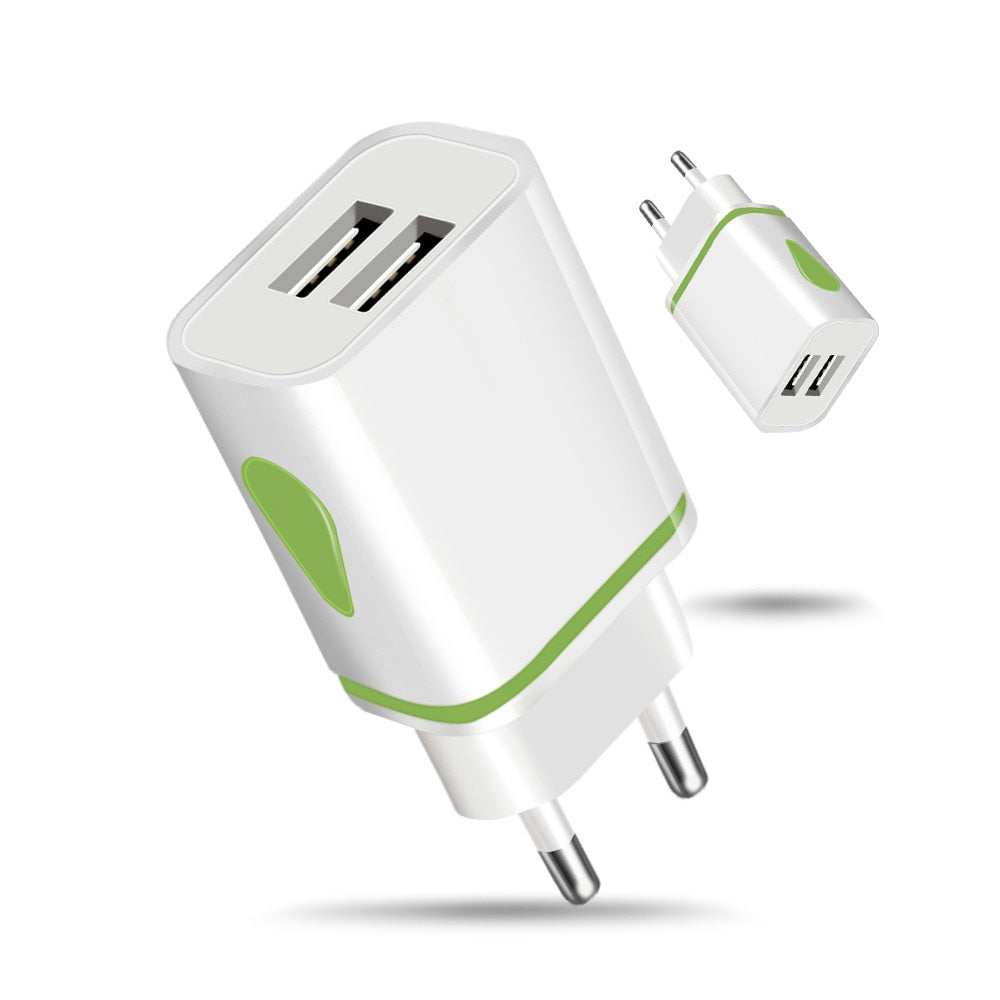 Portable Dual Port USB Travel Charger