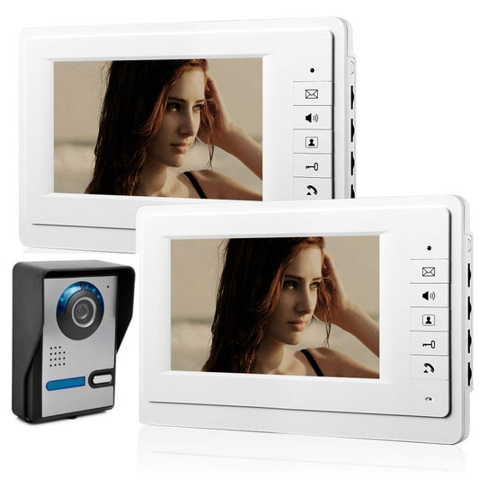 7" Video Door Intercom Indoor Monitor For Home Security