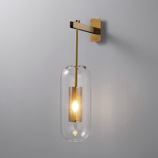 Modern Glass Bedside Wall Mounted Lamps