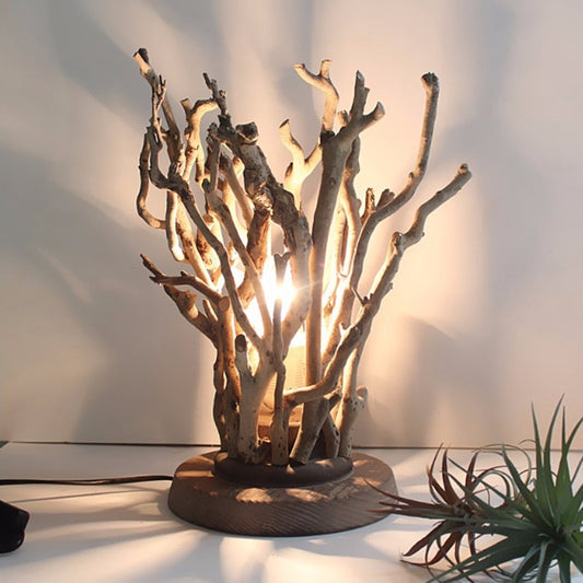 Creative Original Hand Tree Wood Table Lamps