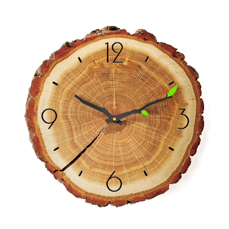 Vintage Style Wooden Home Wall Clock