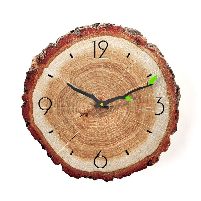 Vintage Style Wooden Home Wall Clock