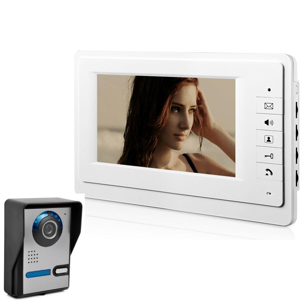 7" Video Door Intercom Indoor Monitor For Home Security