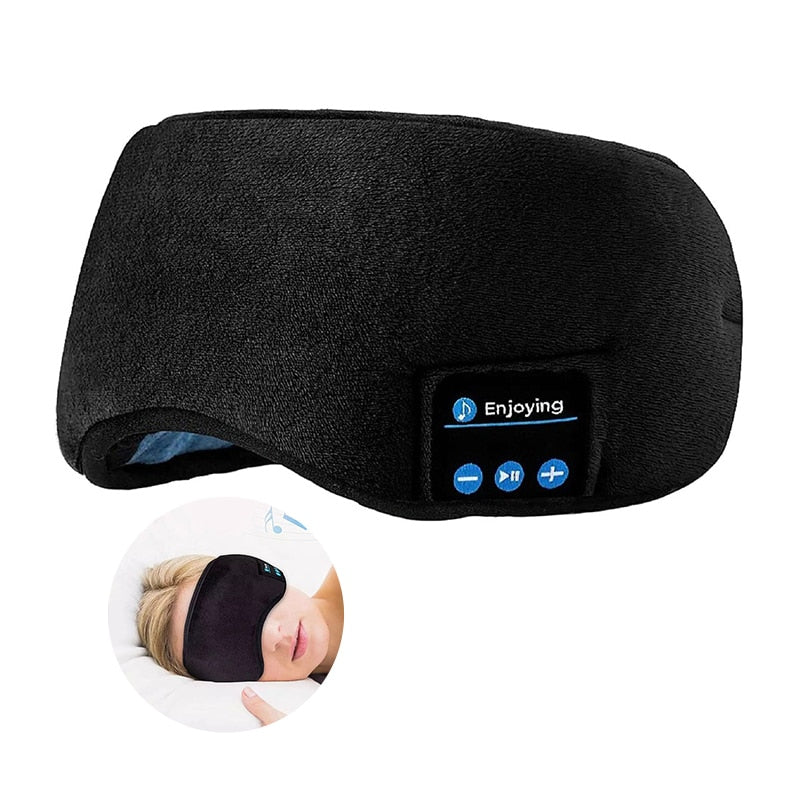 3D Bluetooth 5.0 Headband Washable Eye Mask