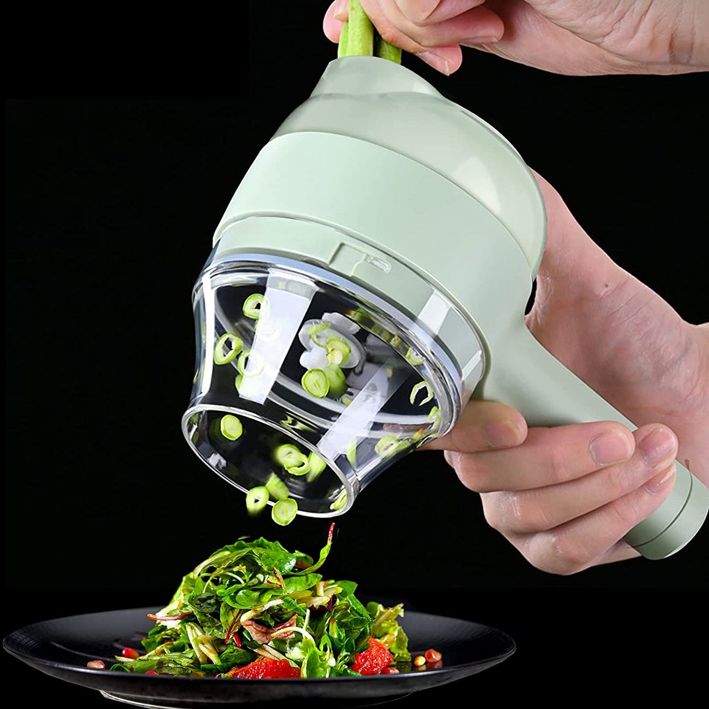 4 in 1 Multifunctional Handheld Electric Vegetable Cutter Set