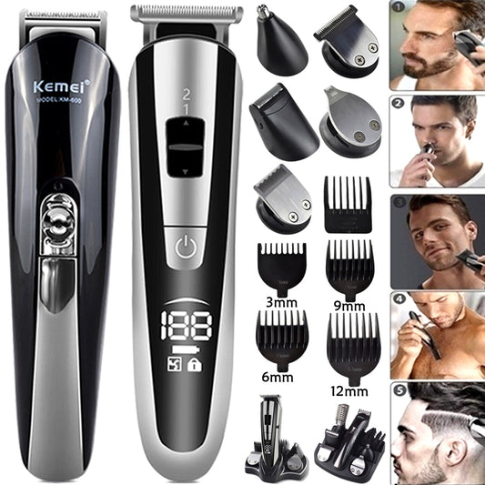 Multifunction Men Portable Electric Hair Trimmer